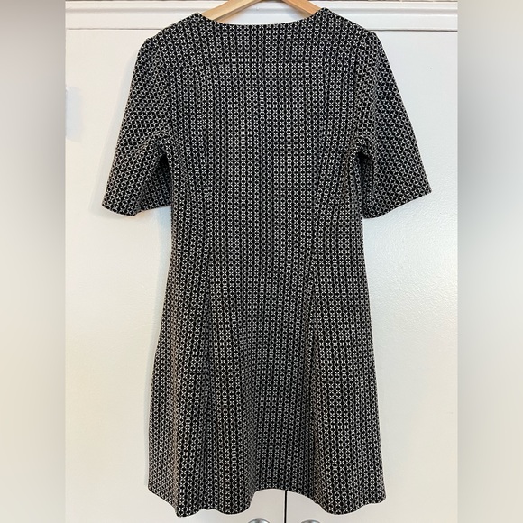 Papillon Dress - White/Black Pattern - Picture 2 of 7